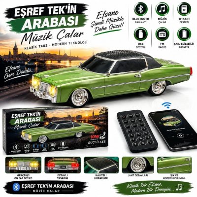MÜZİK ÇALARLI EŞREF TEK ARABASI
